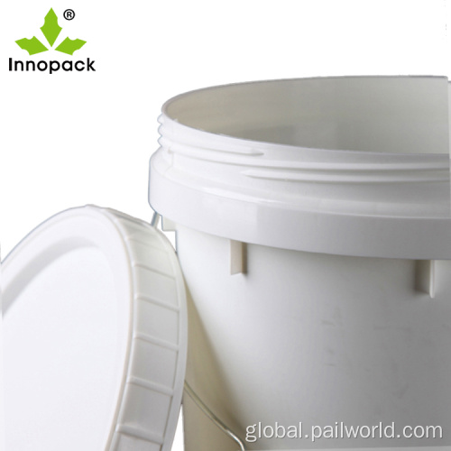 Plastic Bucket 20 Liter paint black plastic screw top pail Supplier